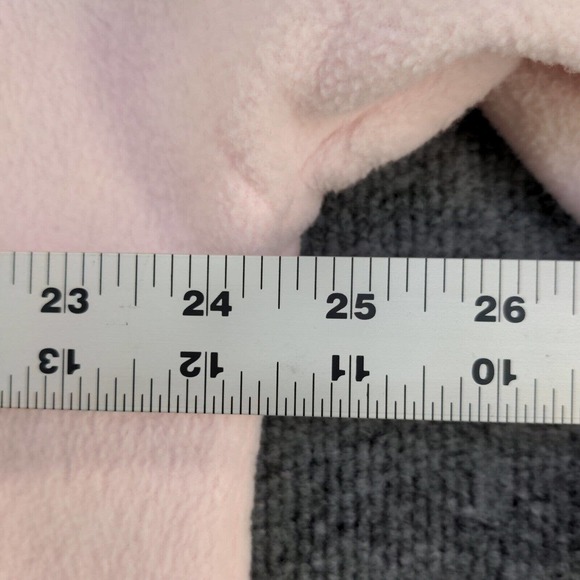 Signature II by Stan Herman Women's Zip Up Fleece Fuzzy Robe Pink Actual 49x55 - Picture 11 of 13